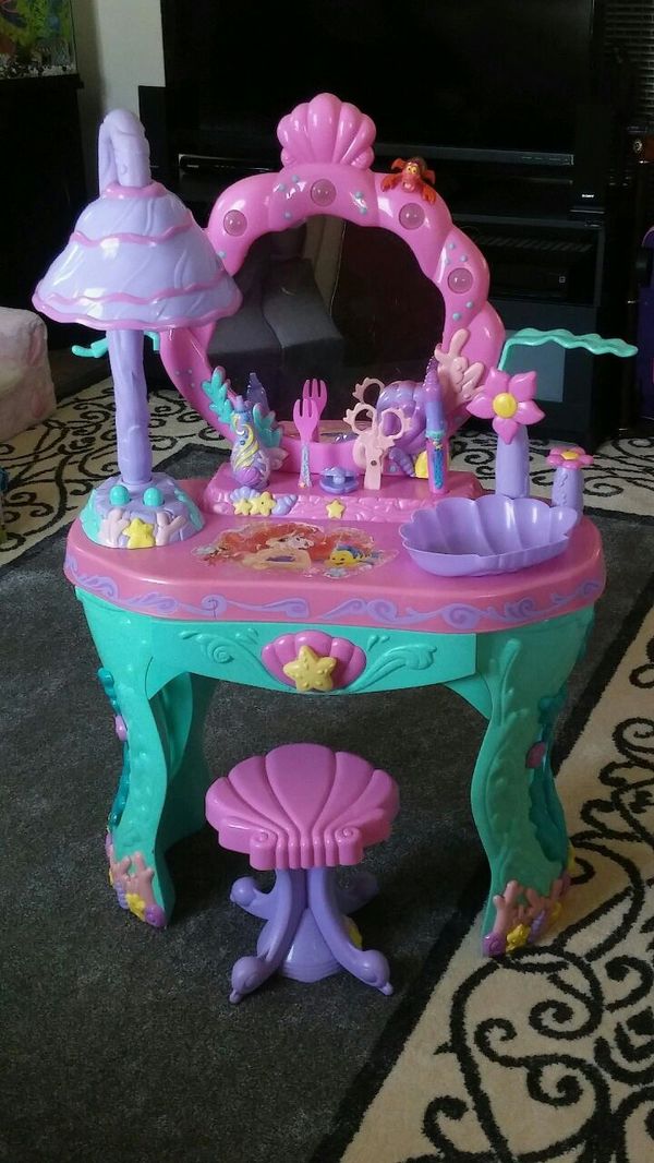 Disney Princess Ariel Little Mermaid Magical Talking Salon Vanity Disney Princess Ariel Little Mermaid Magical Talking Salon Vanity For In Santa Clara Ca Offerup