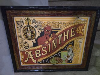 Drinking framed picture