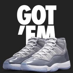 Jordan Cool Grey 11 (2021 Release) Size 12 Brand New 