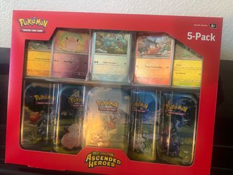 Pokemon Ascended heroes mini tin 5 pack