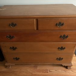 Dresser And Matching Mirror