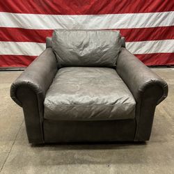 Free Delivery - RH Restoration Hardware Leather LUXE Chair