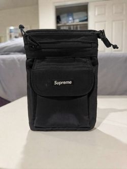Supreme Black Shoulder Bag w adjustable strap