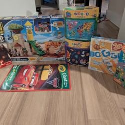 New toddler/kid toy bundle star wars cars puzzles game