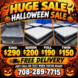 Huge sale for Mattress And Box Twin size #mattress and box 150.$ full 190$ Queen 200$ king 290$. free delivery free set up 708….289…7715… cash or Zell
