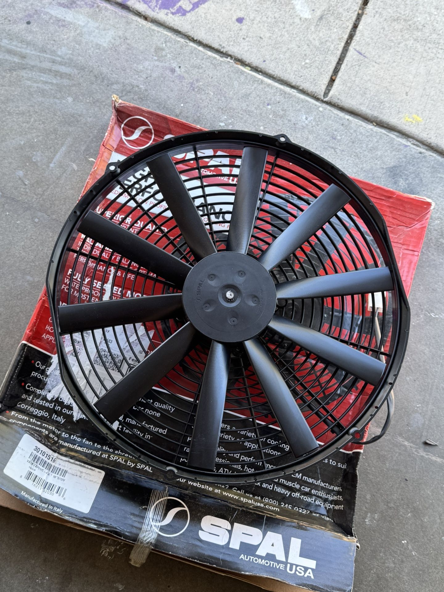 SPAL 16” 12v Low Profile Fan