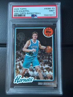 2025-26 Topps - 1980-81 Topps Basketball Kon Knueppel #80BK-53 (RC) PSA 9