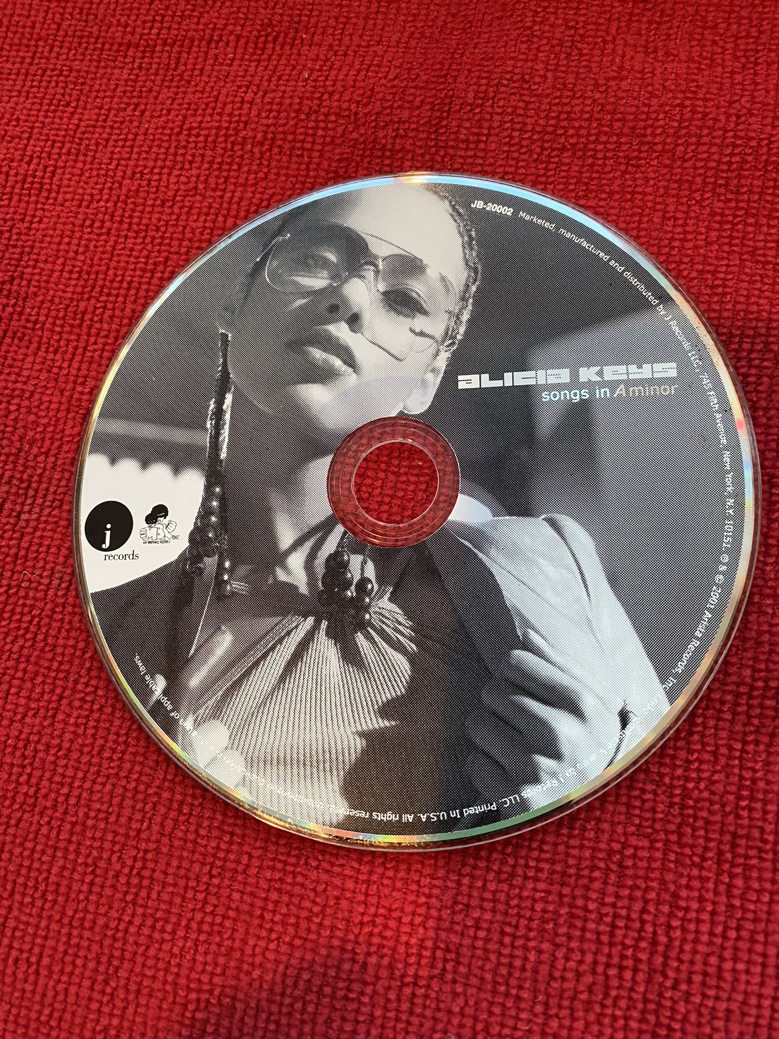 Alicia Keys Songs in A Minor Music CD