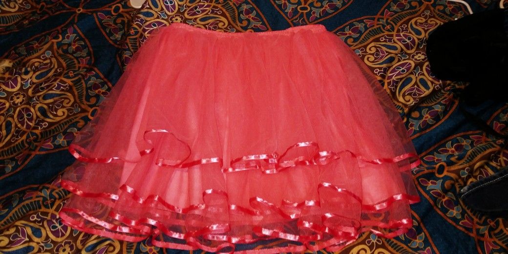 Salmon Pink Tutu Skirt Size Medium 