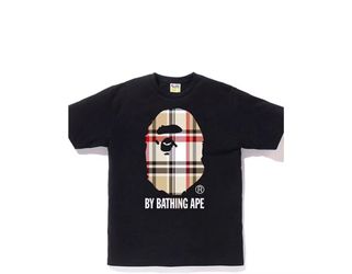 BAPE A Bathing Ape Check by Bathing Tee