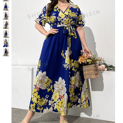 Woman’s Multicolor Sundress Size 1X-USED, BUT IN GOOD CONDITION