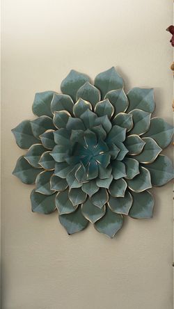 Flower wall art.