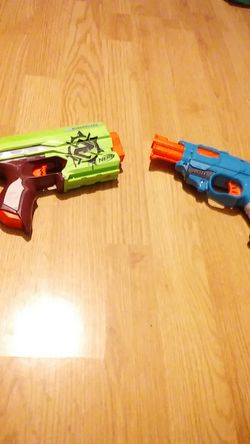 2x nerf guns