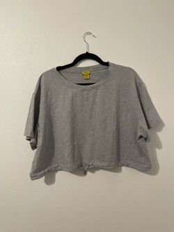 Gray Crop top