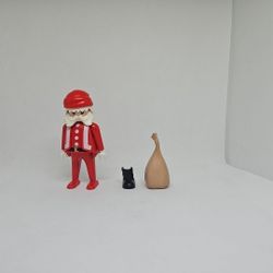 Santa Christmas Decoration with Bag and 1 Boot Playmobil Geobra 1986