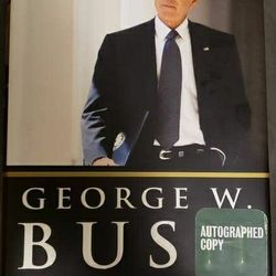Signed first-edition copy of Decision Points by George W Bush