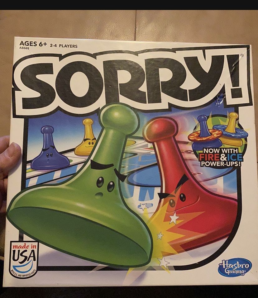 Sorry board game $8