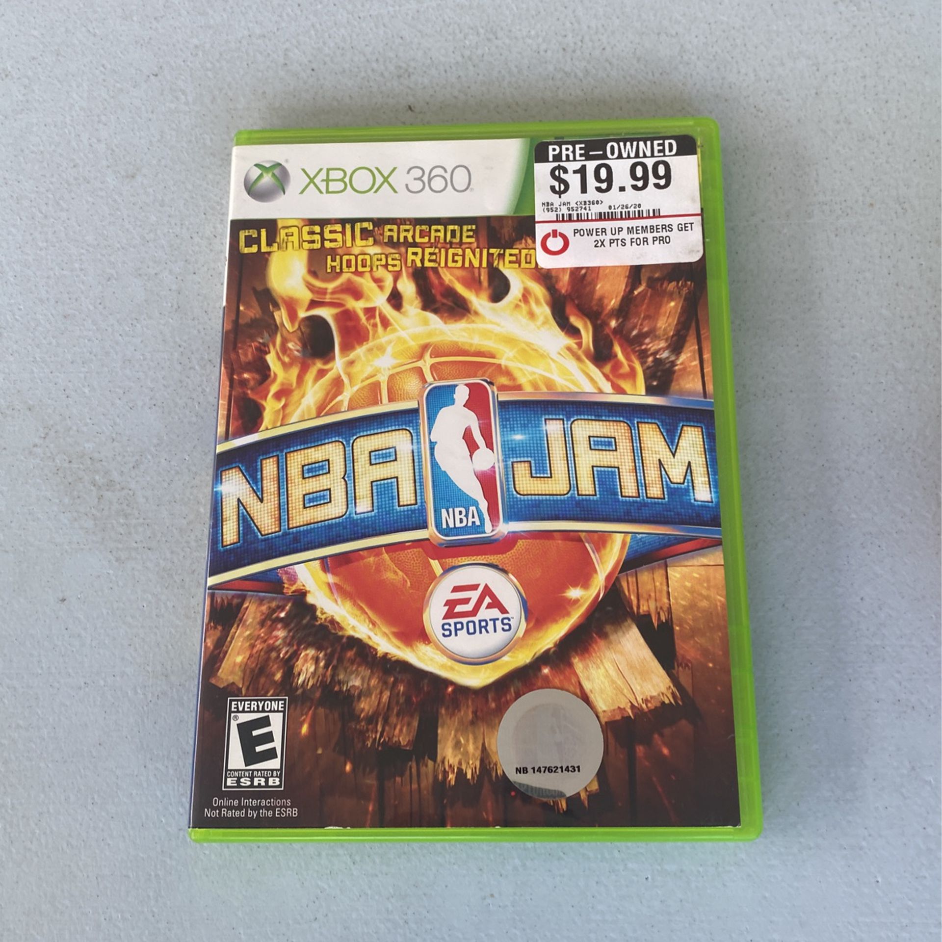 NBA Jam (Microsoft Xbox 360, 2010) Complete 