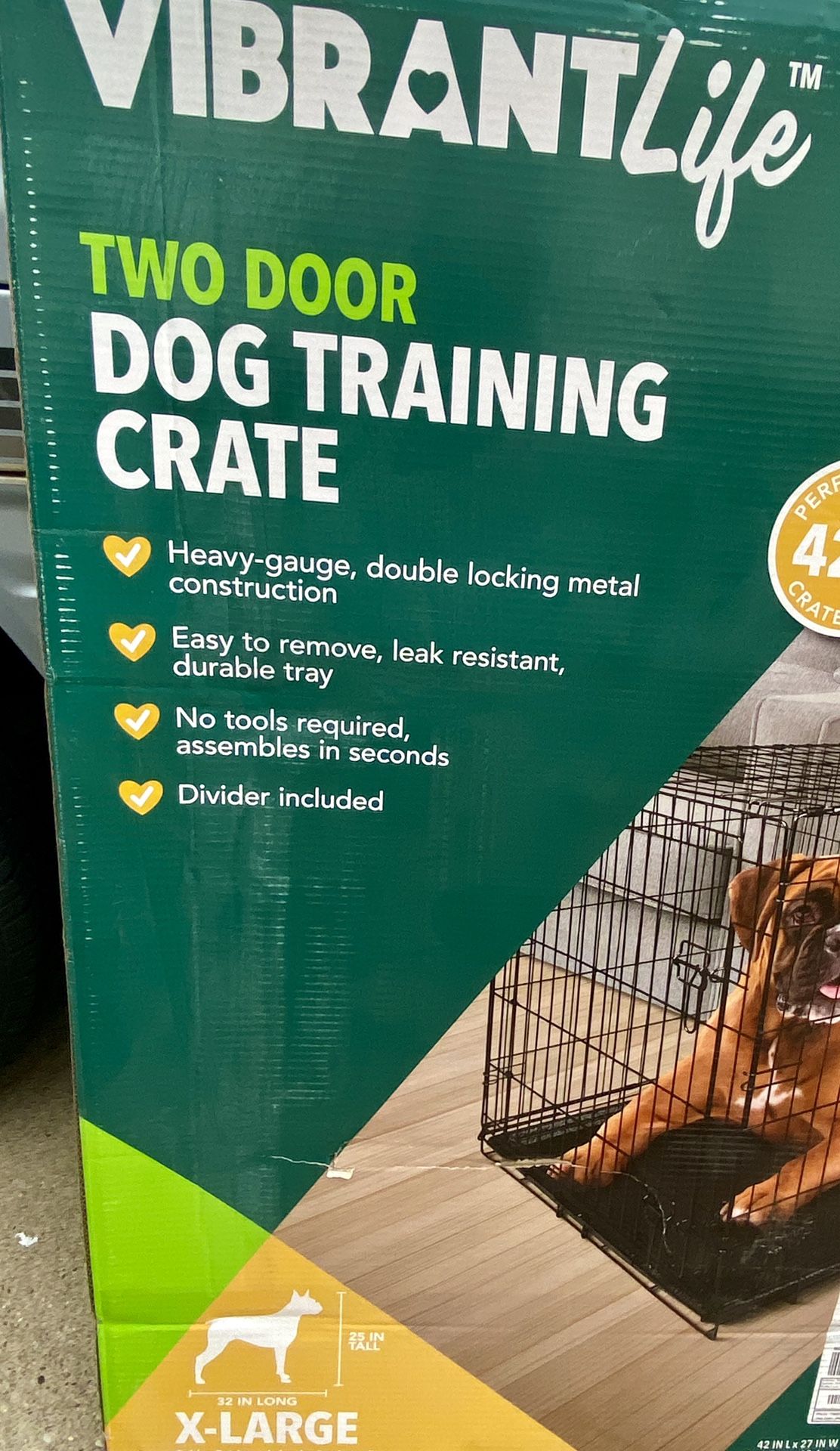 Two door, Dog Training Crate X-Large