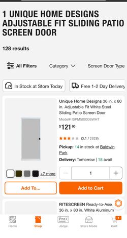 Screen door sliding