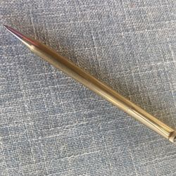 Cross 1/20 10k Gold Filled Twist Pen With “hp” Logo Blue Ink