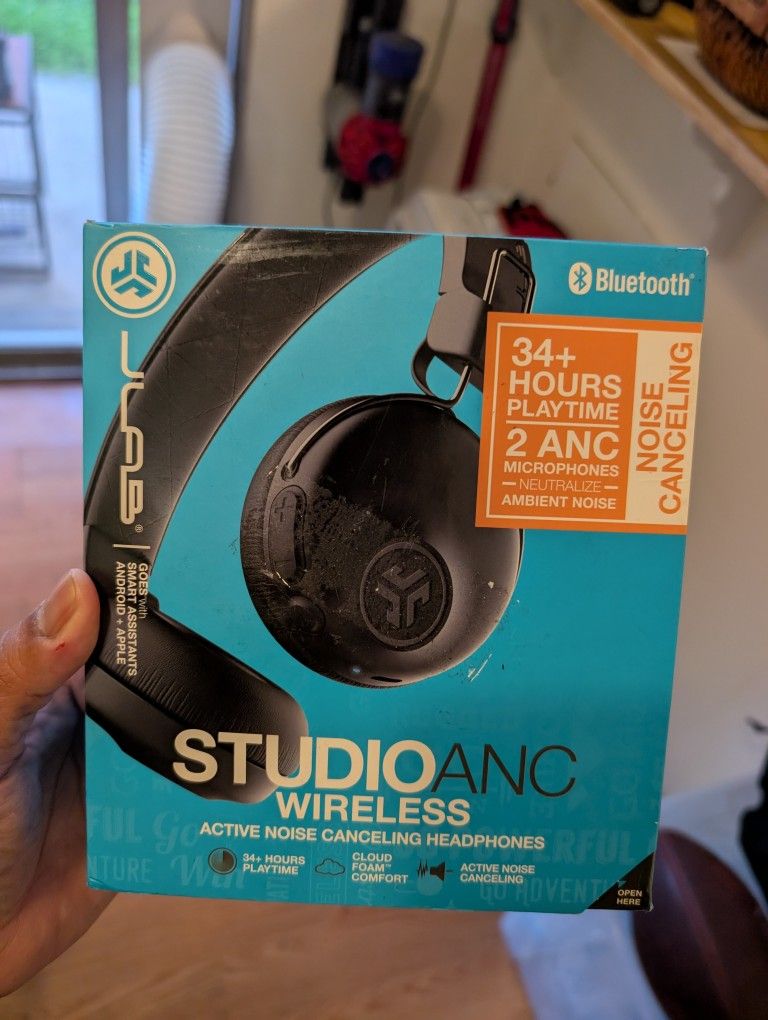 JLab StudioANC Wireless On Ear Headphones