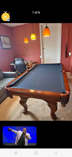 8ft 3pc slate pooltable