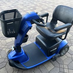 Pride Mobility Scooter - Victory 10.2 - 3 Wheels With Rear Hitch Bracket 