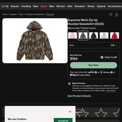 supreme zip up
