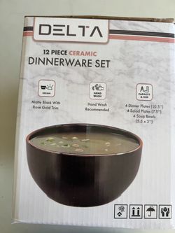 Ceramic dish and bowl set