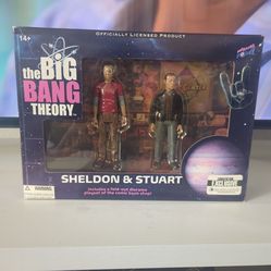 Big Bang Theory Sheldon Stuart RARE Figures