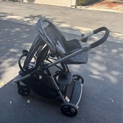 Graco Ready2Grow LX 2.0 Double Stroller Features Bench Seat and Standing Platform