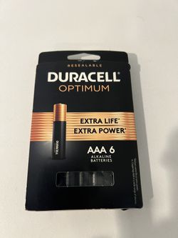 Brand New - Duracell Optimum Alkaline AAA6