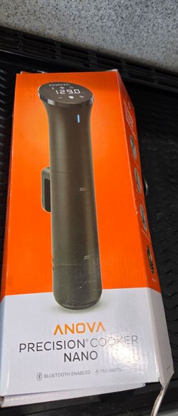 Anova Culinary Sous Vide Precision Cooker Nano + Sous Vide Container 12 Quart with Upgraded Collapsible Hinged Lid