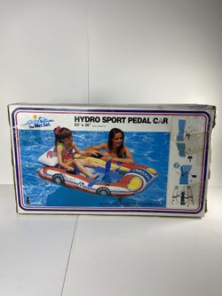RARE VINTAGE 1994 INTEX THE WET SET HYDRO SPORT PEDAL FLOAT CAR NEW OPEN BOX