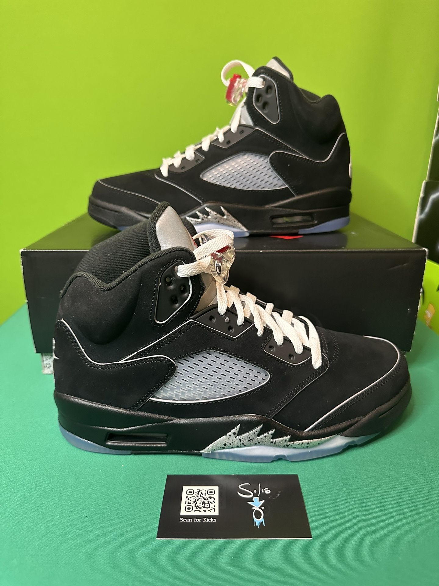 Air Jordan 5 Retro “Black Metallic Reimagined” VNDS Size 8.5 OG ALL HF3975-001