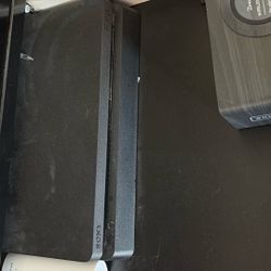 PS4 With 3 Controllers And Double Charger And Headset