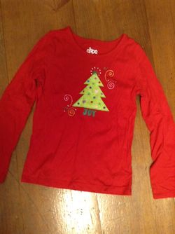 Girls red long sleeve