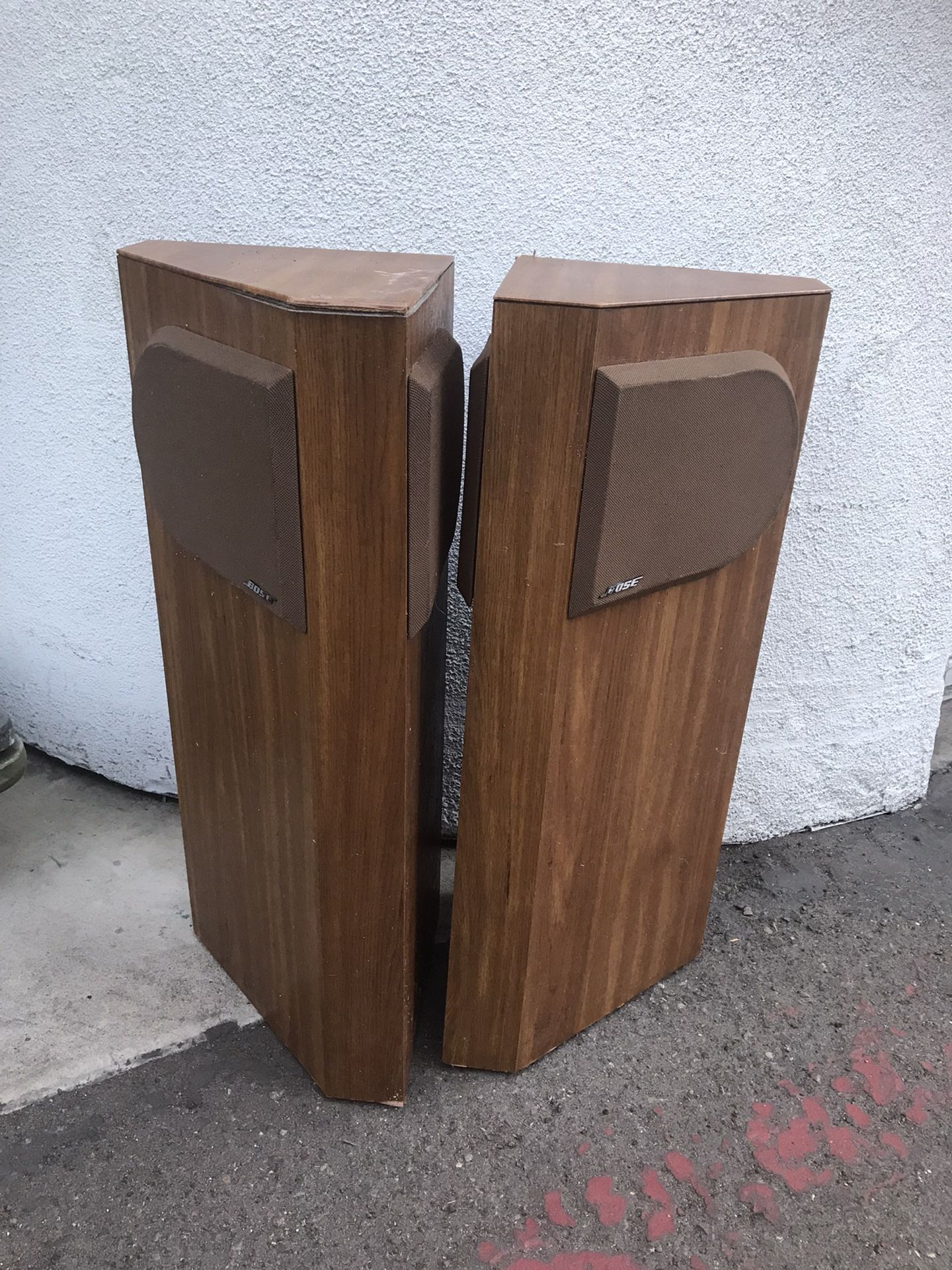 Vintage Bose 401 Main Tower Speakers Great Condition (Set Of 2) TESTED WORKING