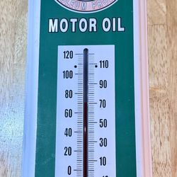 Texaco Motor Oil Wall Thermometer 