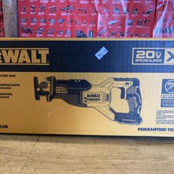 DEWALT 20V MAX XR Cordless Brushless Reciprocating Saw (Tool Only)