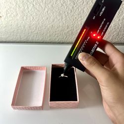 VVS1 Moissanite Stud Ring (New With Papers)