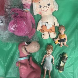 The Flintstones Vintage Toy Lot