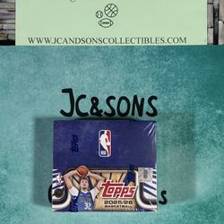 2025-26 Topps NBA Basketball Retail Display Box New Factory SEALED