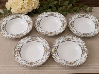 Vintage Mikasa Cambridge L9015 Soup/Pasta Bowls – Set of 5 – Japan