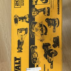 Dewalt 7 Tool And 2 Batteries 