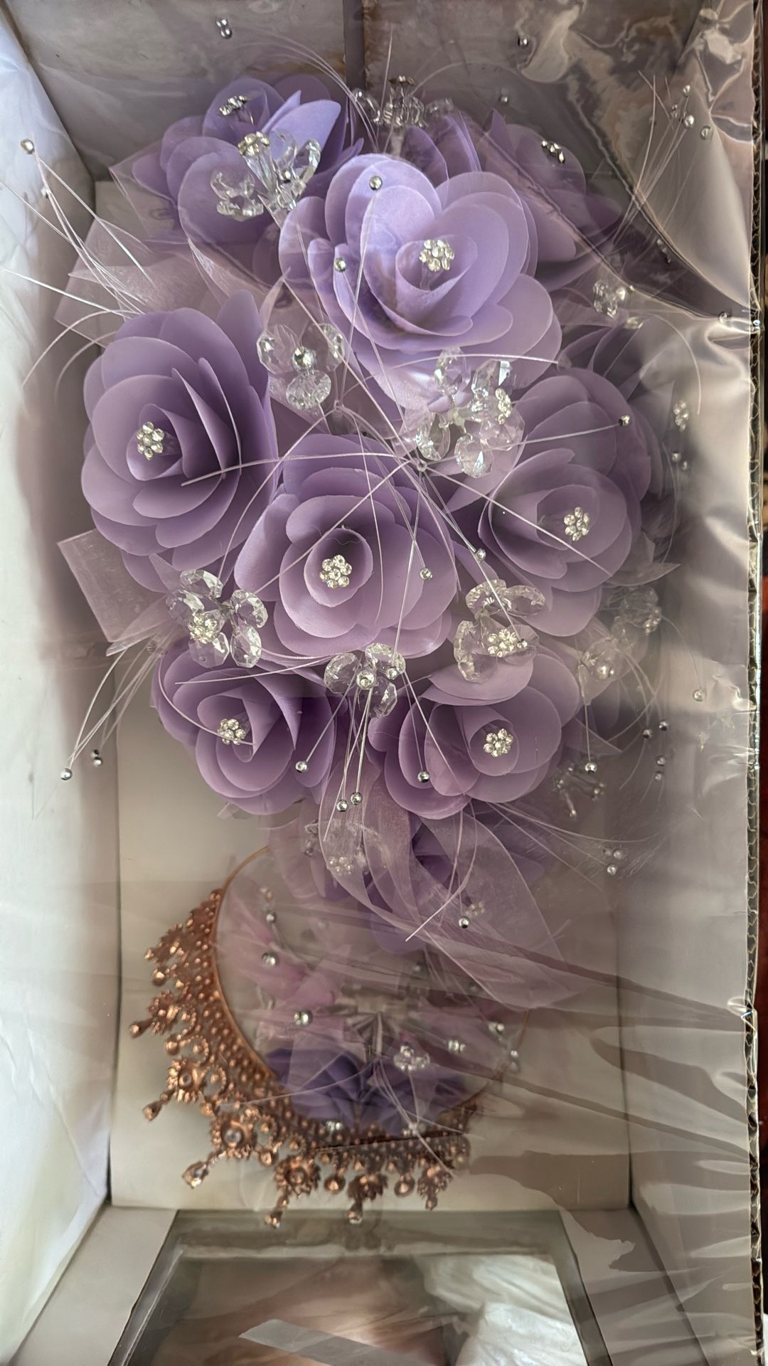 Quinceañera Bouquet And Crown