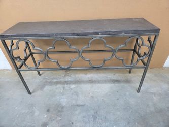 Marble Top Console Table