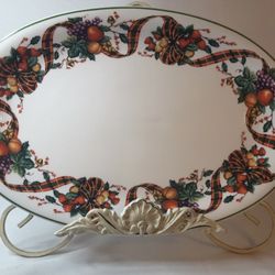 Vintage William James Holiday Platter