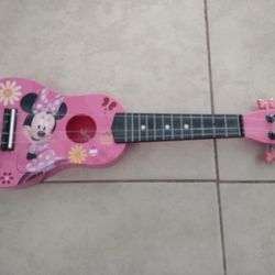  Disney Ukulele Minnie Mouse Kids Child Toy Mini Guitar Pink First Act  (Buy Or Trade)